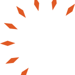 sun burst logo orange